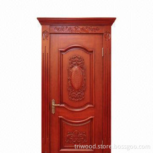 Exquisite Interior Composite Wood Door with Natural Wood Veneer and Environment-friendly Painting